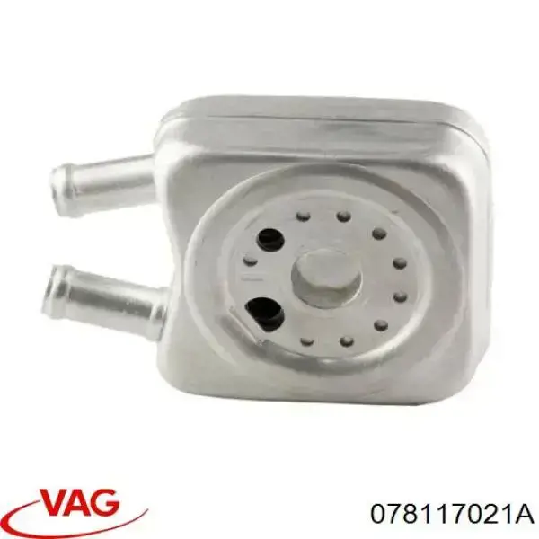 Compre 078117021A VAG Radiador de óleo (frigorífico), debaixo de filtro