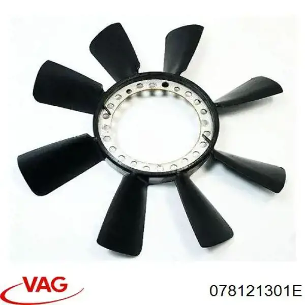 Compre 078121301E VAG Ventilador (roda de aletas) do radiador de esfriamento