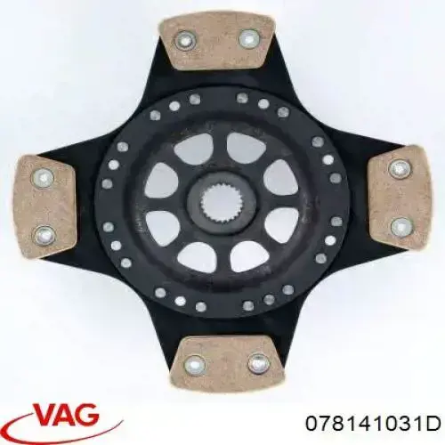 Compre 078141031D VAG Disco de embraiagem
