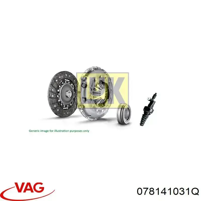Disco de embraiagem VAG 078141031Q preço, a partir de 81,72 USD