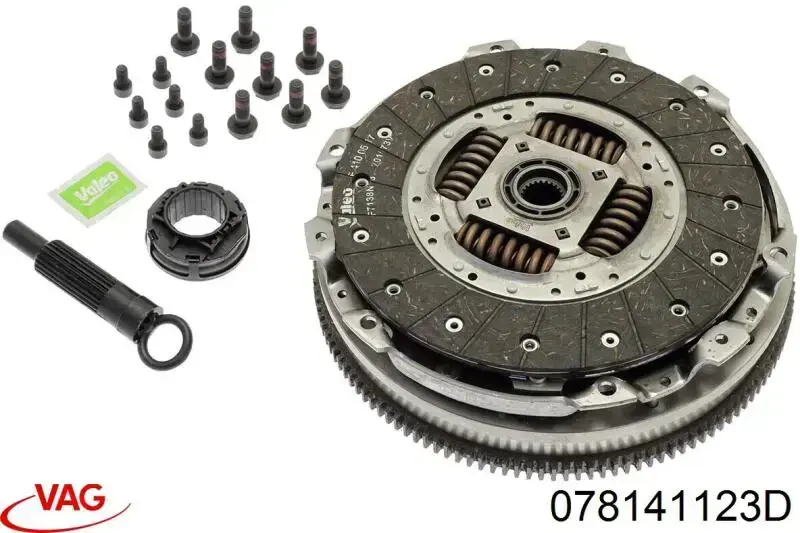 Compre 078141123D VAG Cesta de embraiagem