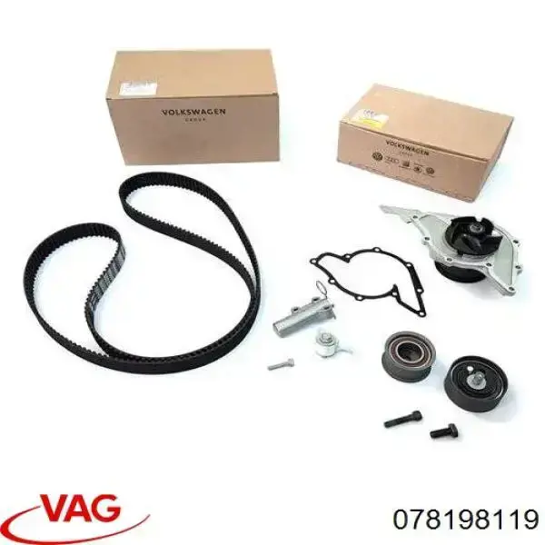 Correia do mecanismo de distribuição de gás, kit VAG 078198119 preço, a partir de 291,42 USD