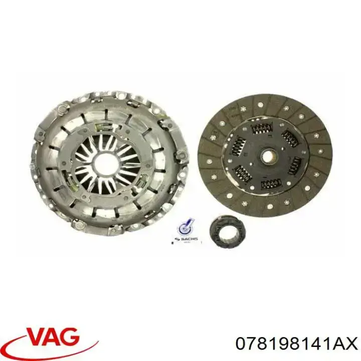 Compre 078198141AX VAG Kit de embraiagem (3 peças)