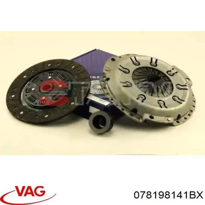 Kit de embraiagem (3 peças) VAG 078198141BX preço, a partir de 291,87 USD
