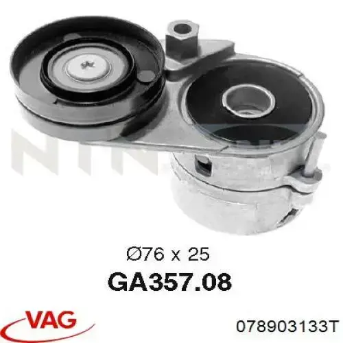 Compre 078903133T VAG Reguladora de tensão da correia de transmissão