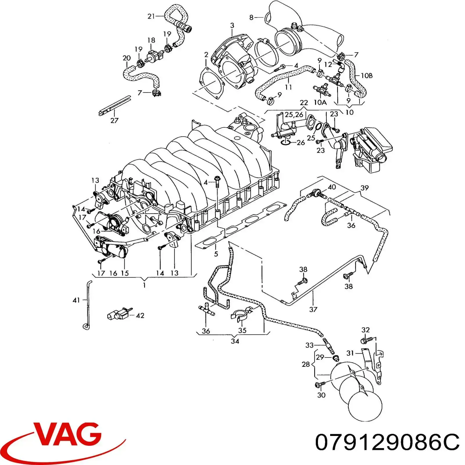 Regulador da válvula de borboleta VAG 079129086C preço, a partir de 574,62 USD