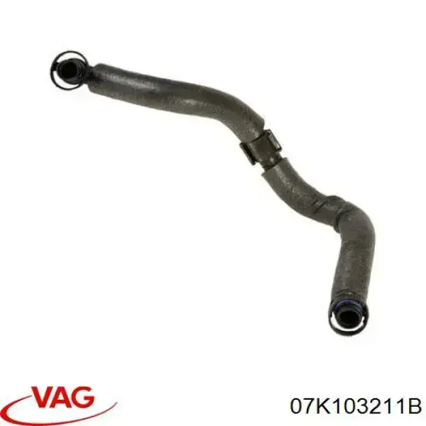 Cano derivado de ventilação de cárter (de separador de óleo) VAG 07K103211B preço, a partir de 63,65 USD