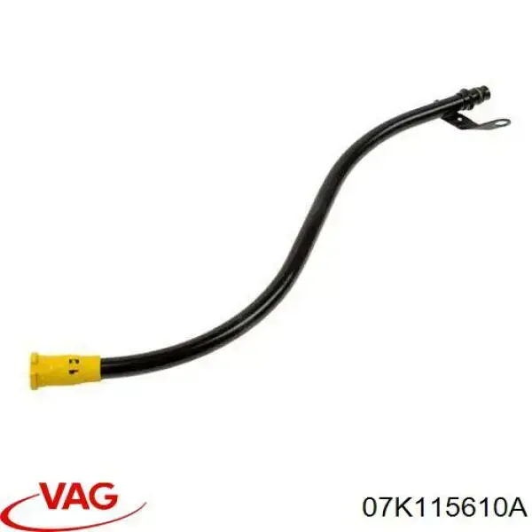 07K115610A VAG Guia de sonda indicador do nível de óleo no motor