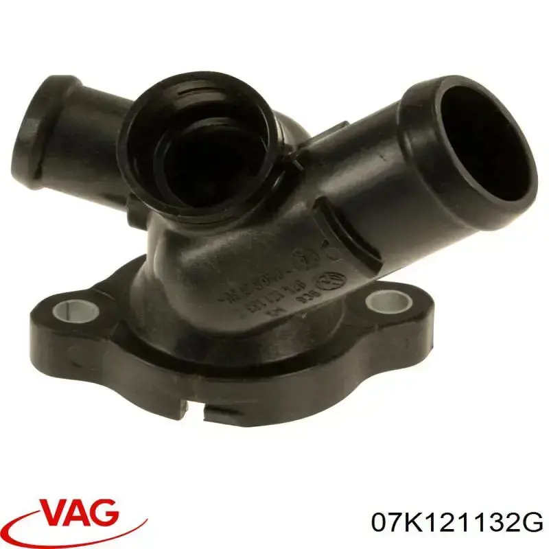 Flange do sistema de esfriamento (união em T) VAG 07K121132G preço, a partir de 10,32 USD