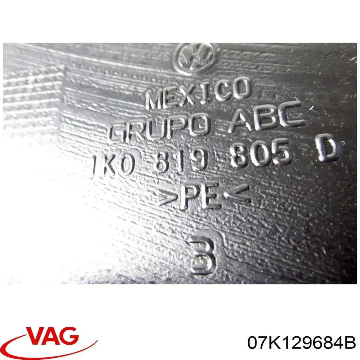 Compre 07K129684B VAG Cano derivado de ar do medidor de consumo do ar
