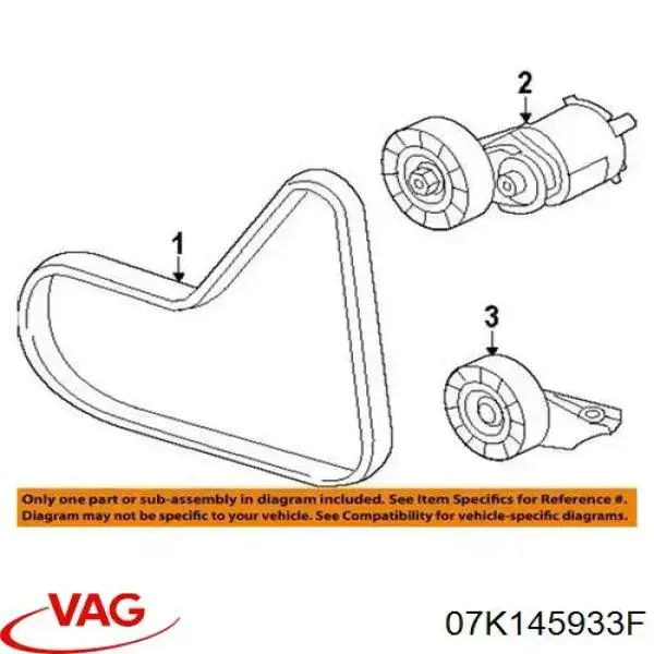 Correia dos conjuntos de transmissão VAG 07K145933F preço, a partir de 22,33 USD