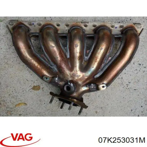 Tubo coletor de escape para Volkswagen Jetta VI 162, 163, AV3, AV2, AY2, AY3