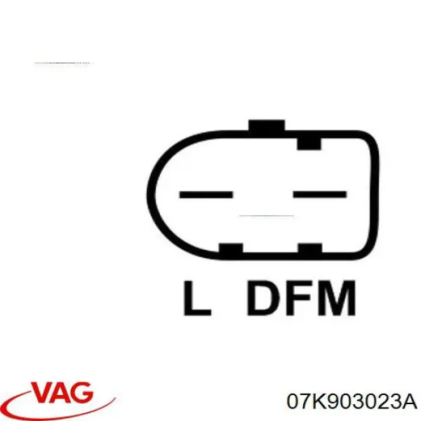 Compre 07K903023A VAG Gerador