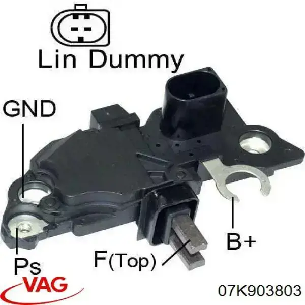 Relê-regulador do gerador (relê de carregamento) VAG 07K903803 preço, a partir de 43,40 USD
