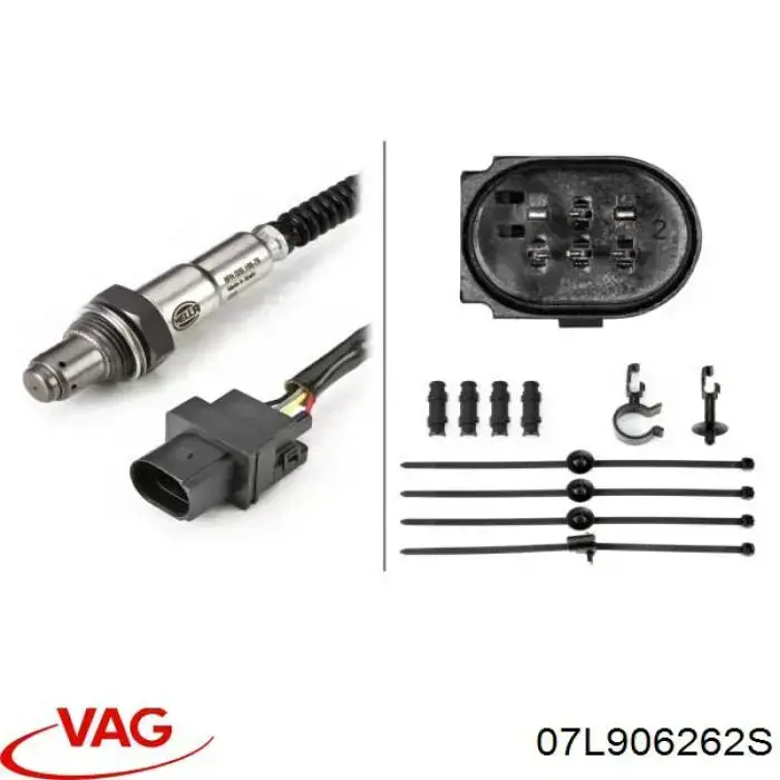 07L906262S VAG Sonda lambda, sensor de oxigênio até o catalisador