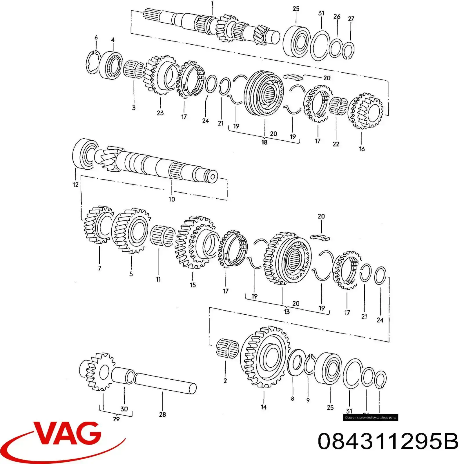  VAG 084311295B preço, a partir de 114,41 USD