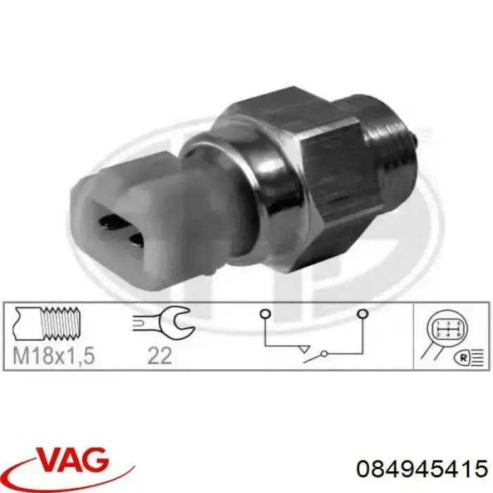 Sensor de ativação das luzes de marcha à ré VAG 084945415 preço, a partir de 9,70 USD