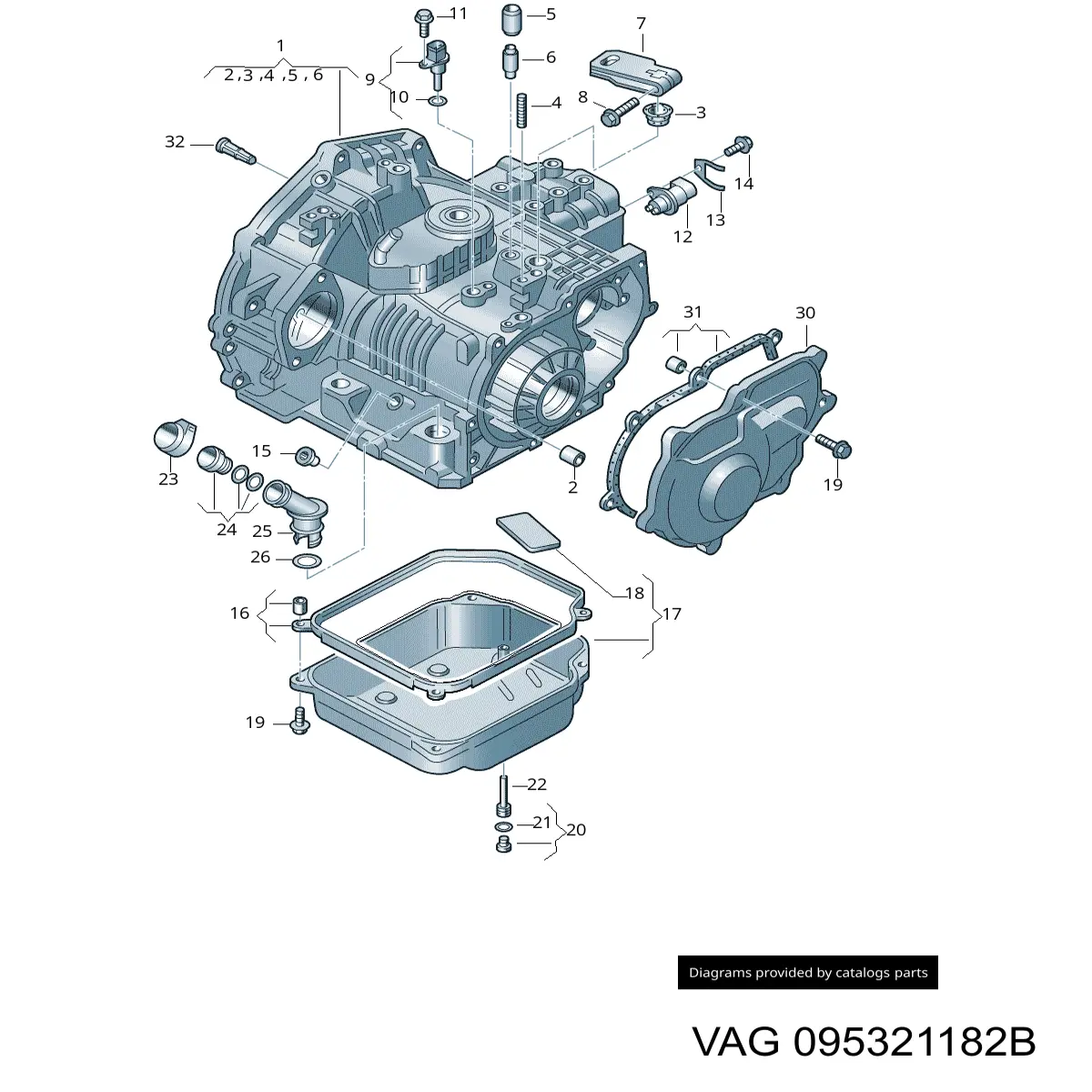  VAG 095321182B preço, a partir de 15,88 USD