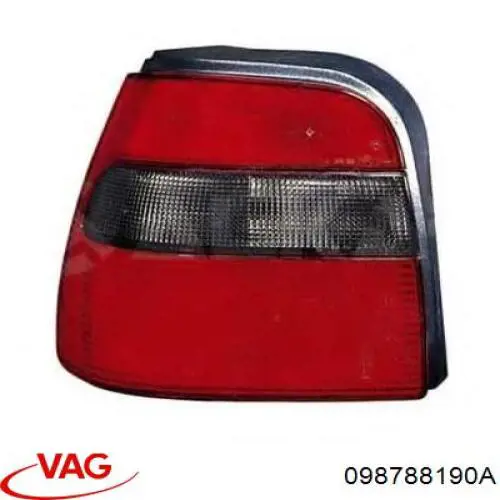 Compre 098788190A VAG Lanterna traseira direita