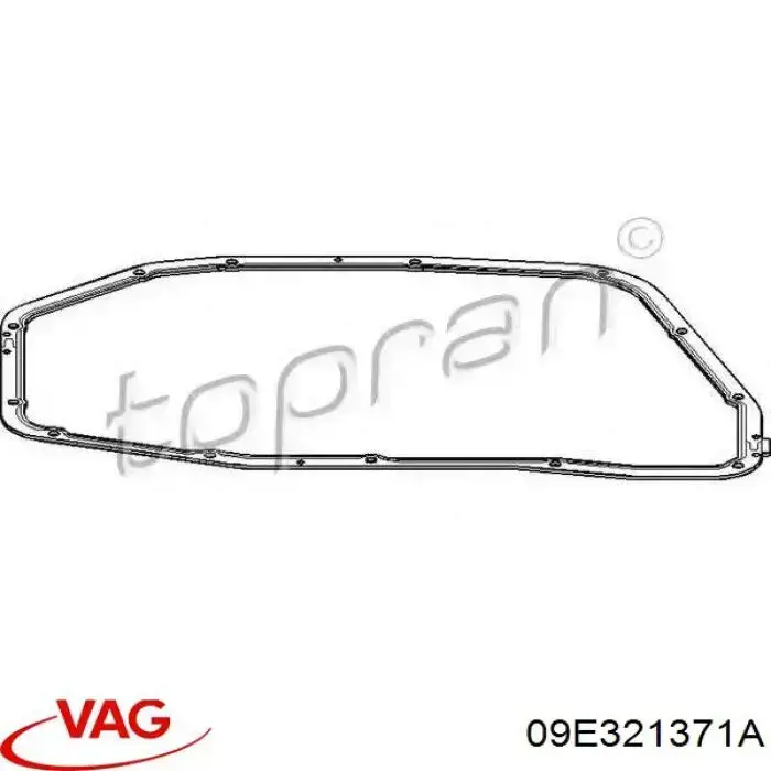 Compre 09E321371A VAG Vedante de panela da Caixa Automática de Mudança/Caixa Mecânica de Mudança