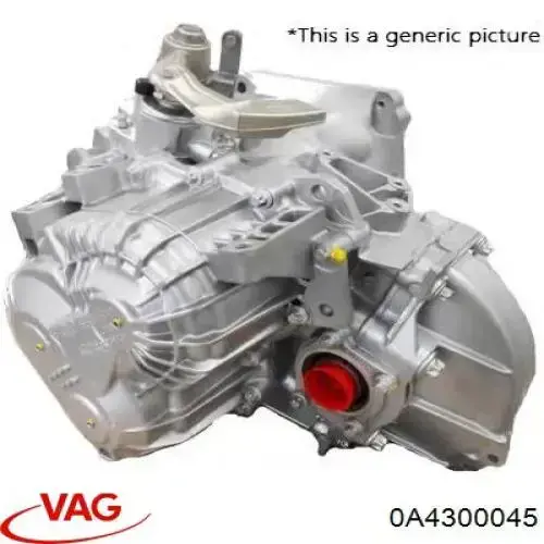 0A4300045 VAG Caixa de Mudança montada (caixa mecânica de velocidades)