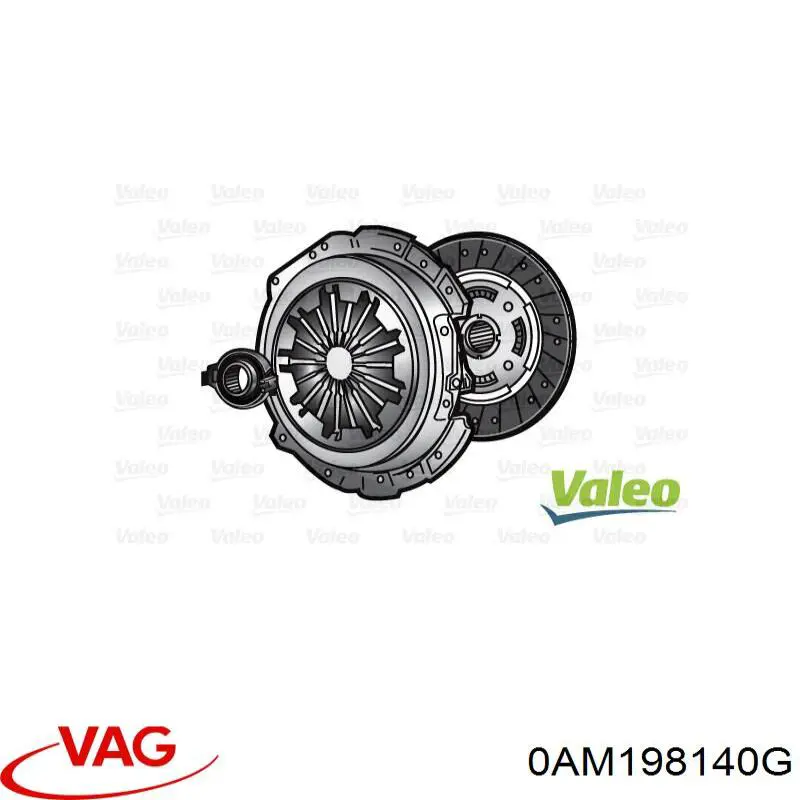 Compre 0AM198140G VAG Kit de embraiagem (3 peças)