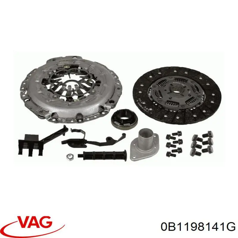Kit de embraiagem (3 peças) VAG 0B1198141GX preço, a partir de 586,13 USD