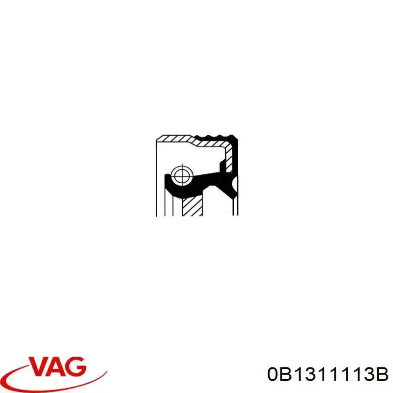 Vedação da Caixa Automática de Mudança (de árvore de saída/primária) VAG 0B1311113B preço, a partir de 7,38 USD