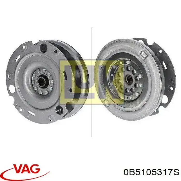 0B5105317S VAG Volante de motor