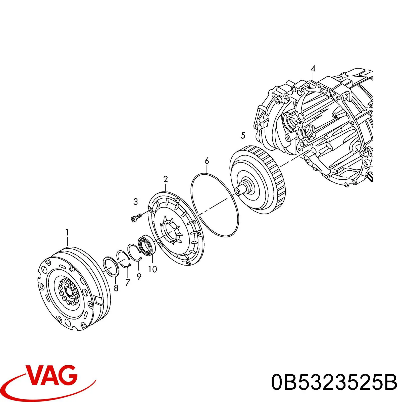 Vedante de panela da Caixa Automática de Mudança/Caixa Mecânica de Mudança VAG 0B5323525B preço, a partir de 36,34 USD