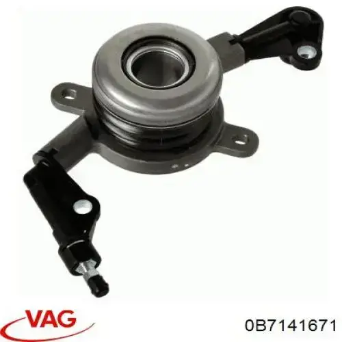 Compre 0B7141671 VAG Cilindro de trabalho de embraiagem montado com rolamento de desengate