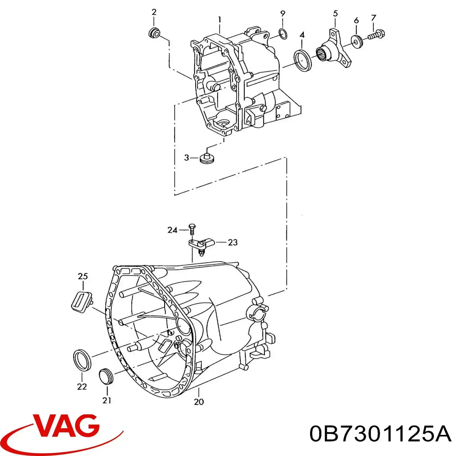 0B7301125A VAG 