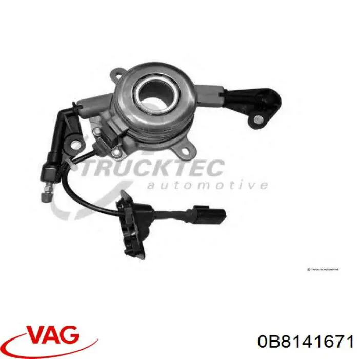Compre 0B8141671 VAG Cilindro de trabalho de embraiagem montado com rolamento de desengate