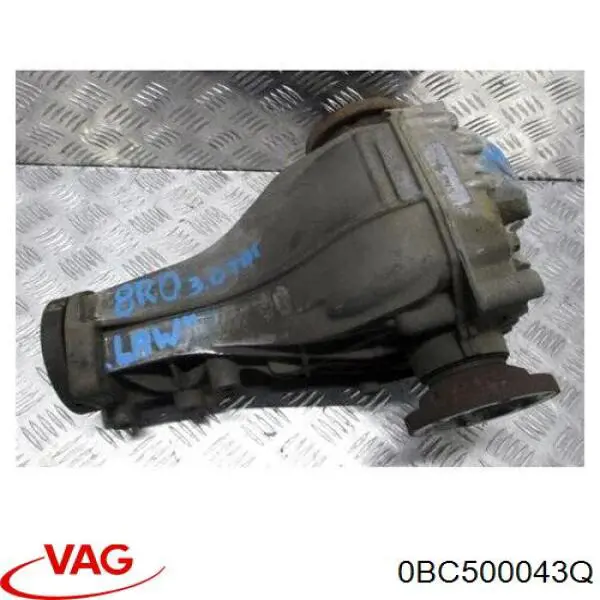 0BC500043Q VAG Eixo traseiro montado