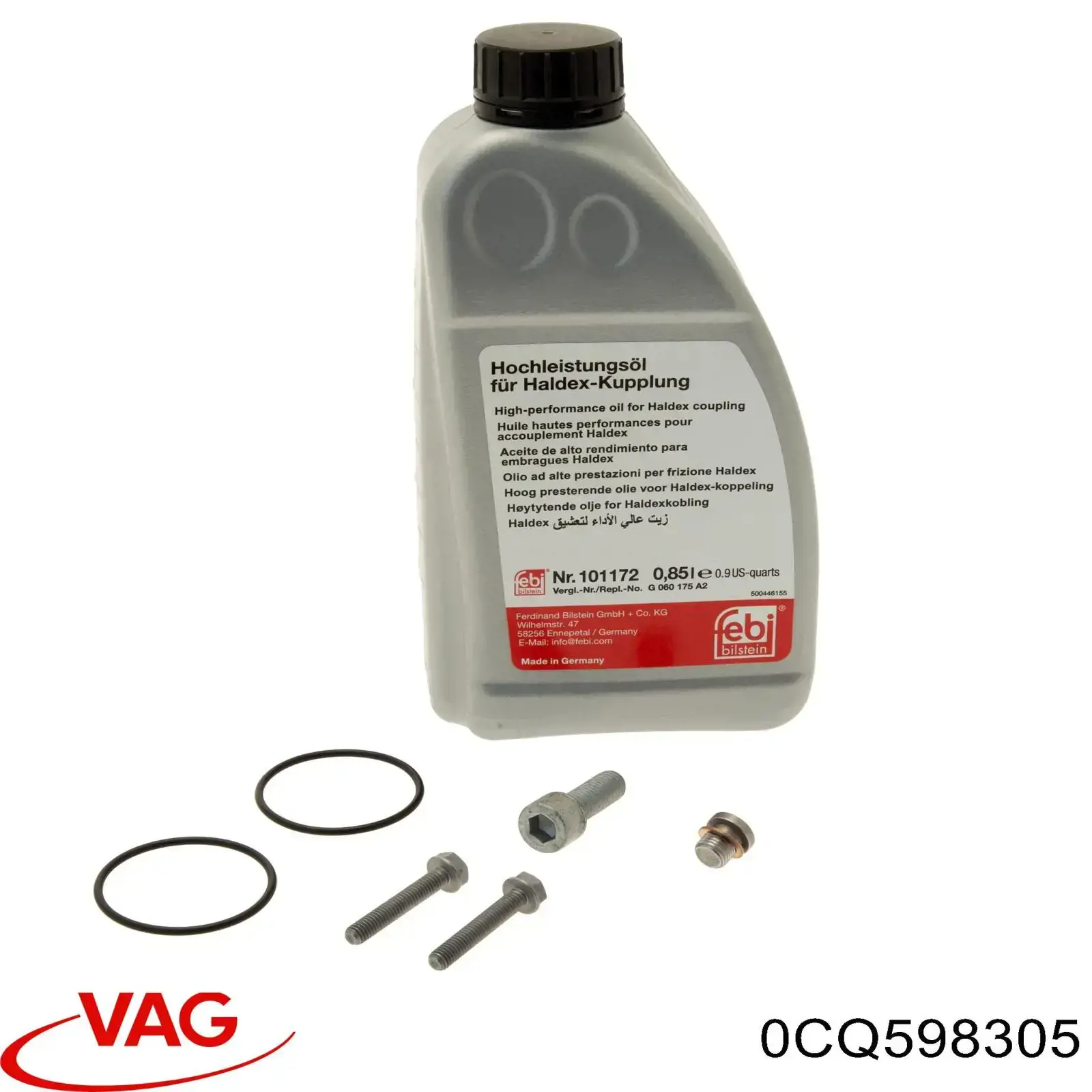 V106662 VEMO/Vaico Kit de reparação da bomba de acoplamento Haldex