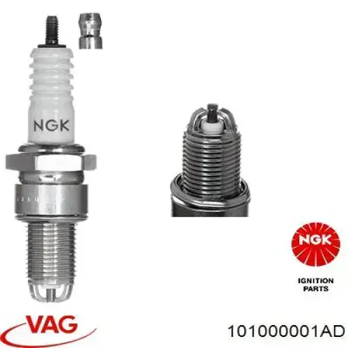 Vela de ignição VAG 101000001AD preço, a partir de 8,76 USD