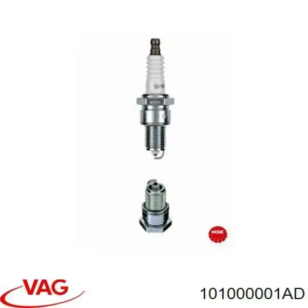 Compre 101000001AD VAG Vela de ignição