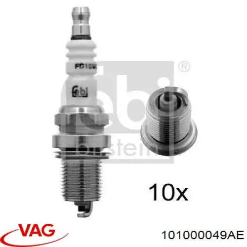 Vela de ignição 224018651R Renault (RVI)