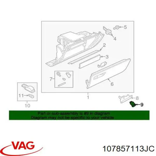  VAG 107857113JB preço, a partir de 188,48 USD