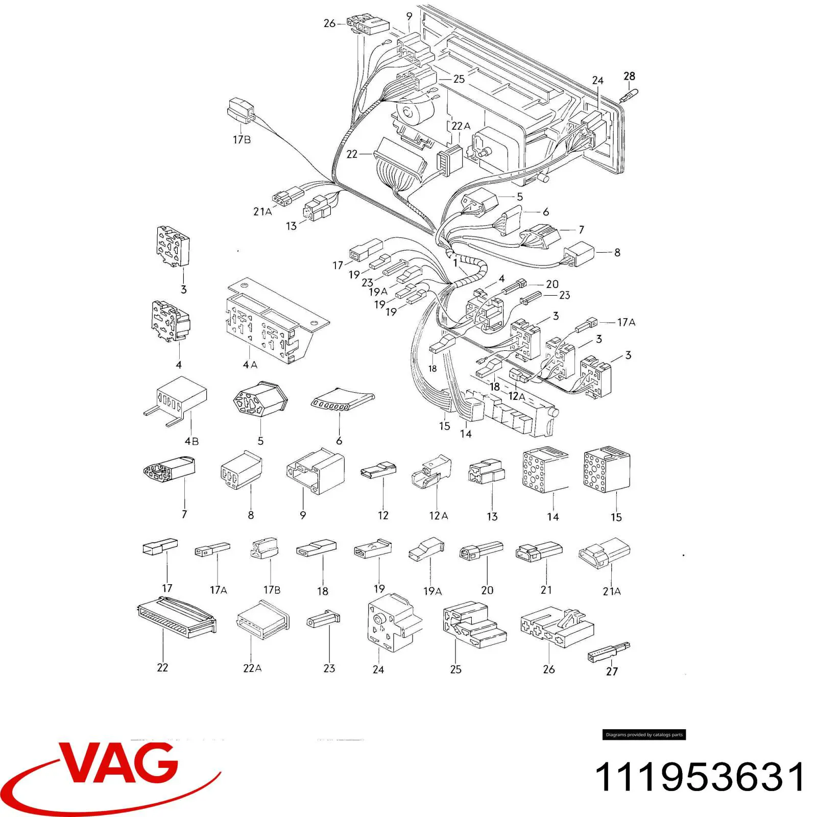  VAG 111953631 preço, a partir de  USD