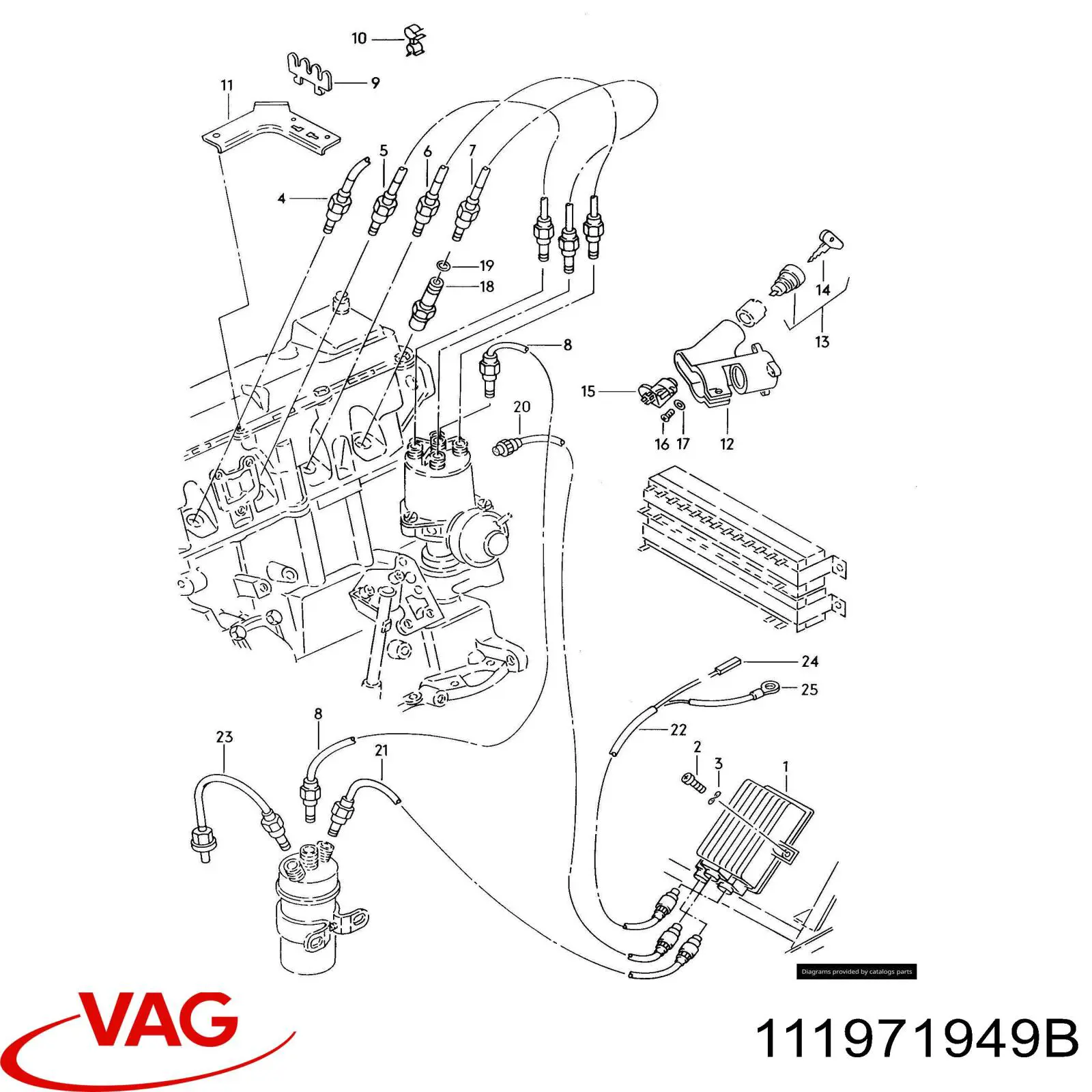  VAG 111971949B preço, a partir de 8,51 USD