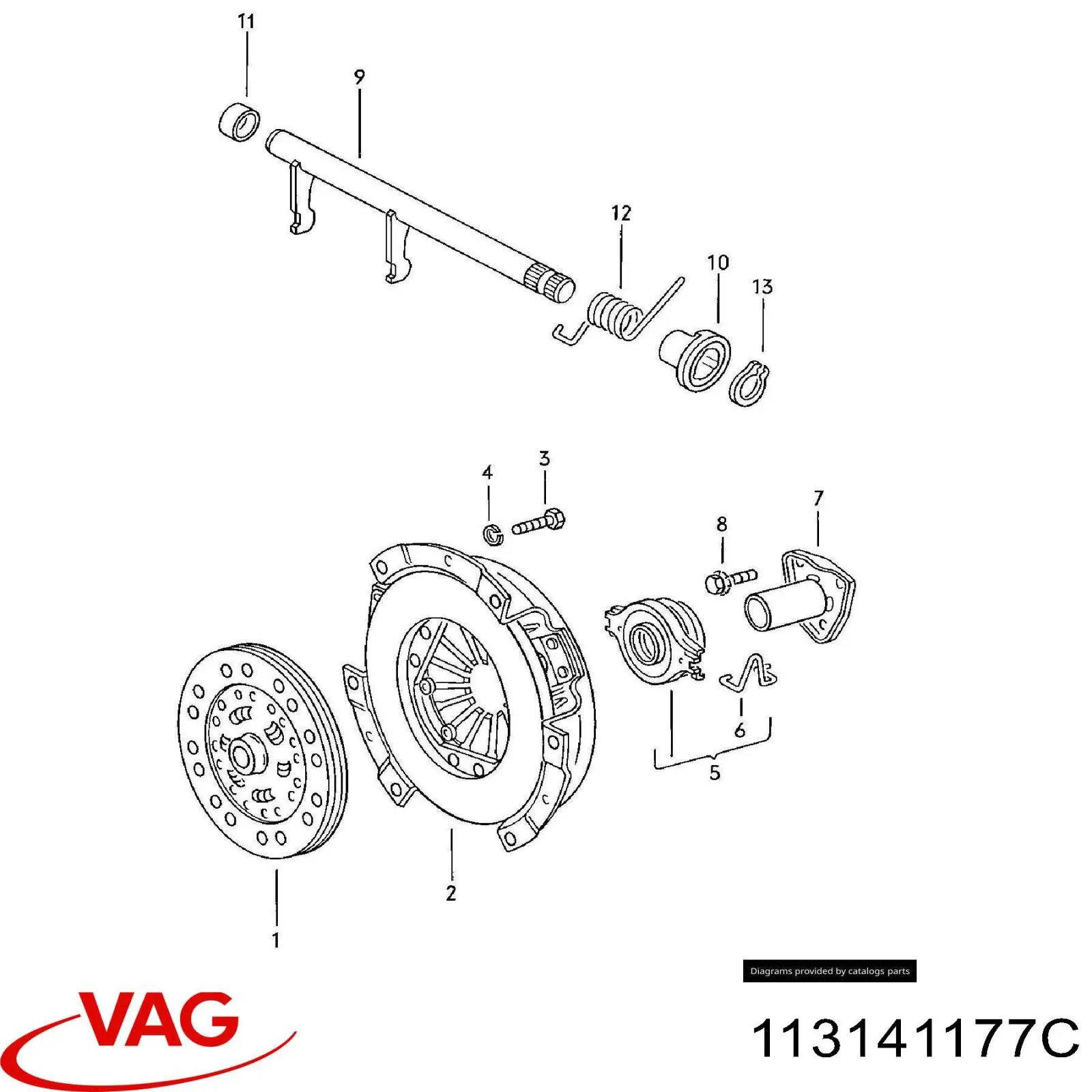  VAG 113141177C preço, a partir de 4,64 EUR