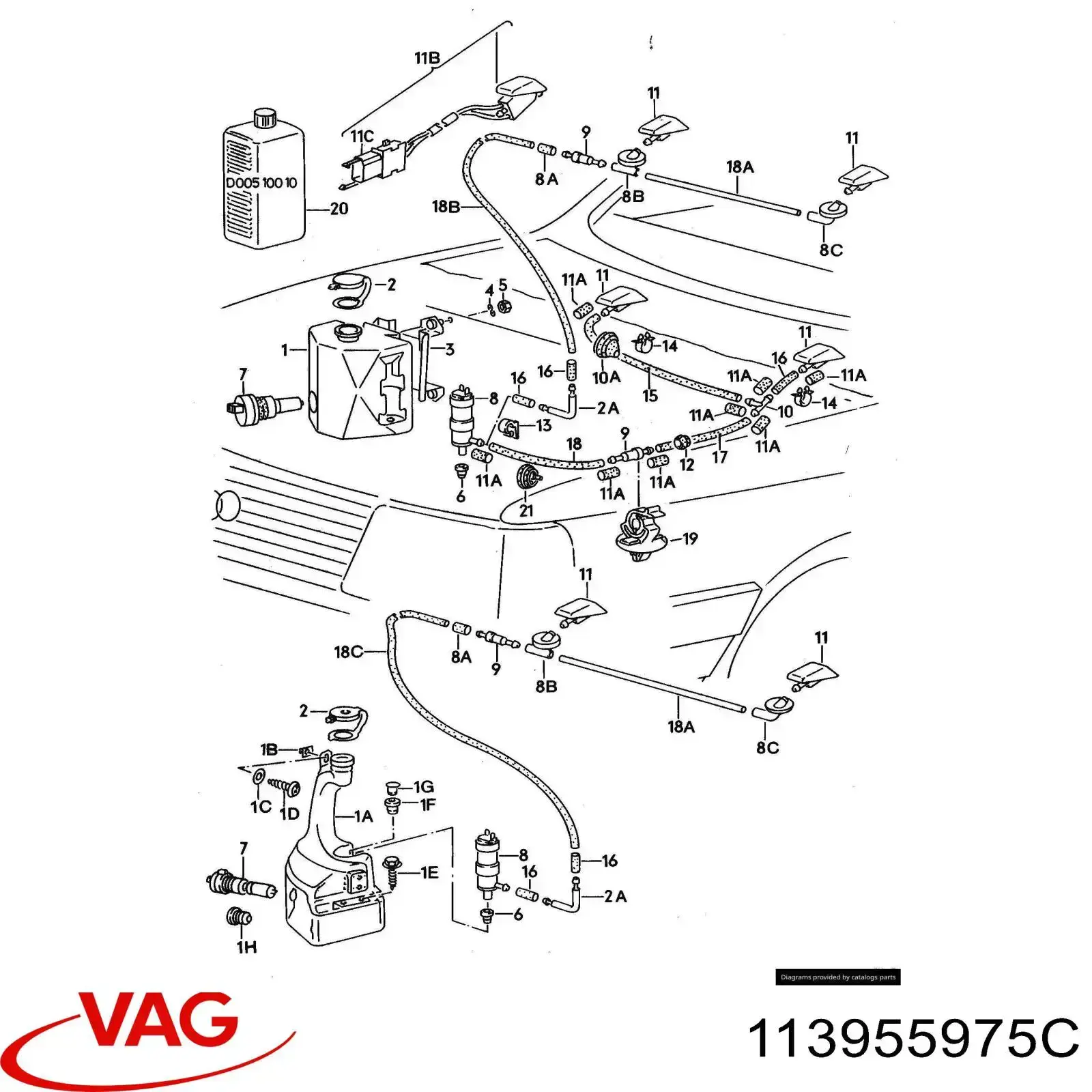  VAG 113955975C preço, a partir de 5,21 USD