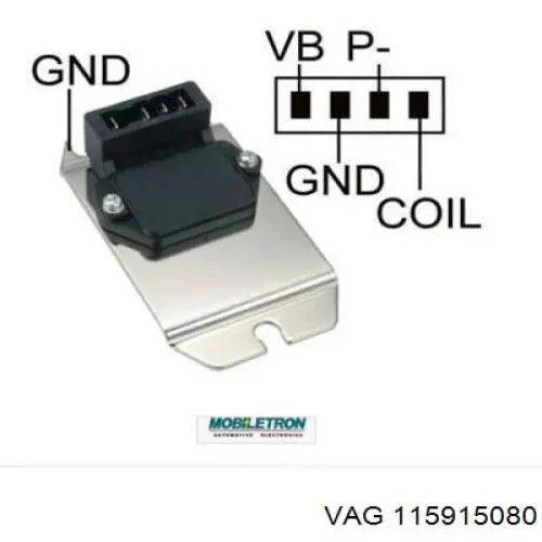 Compre 115915080 VAG Módulo de ignição (comutador)