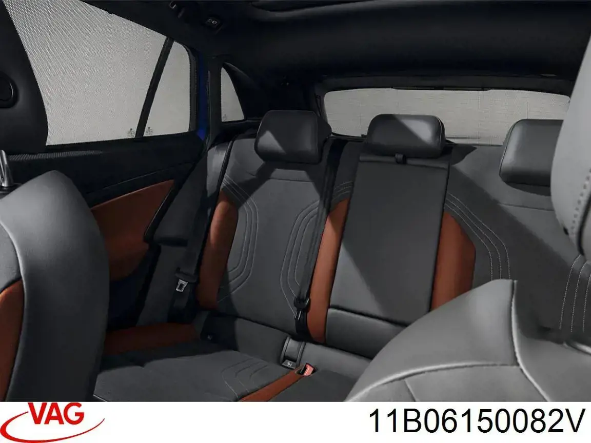 11B06150082V VAG Tapetes dianteiros + traseiros, kit
