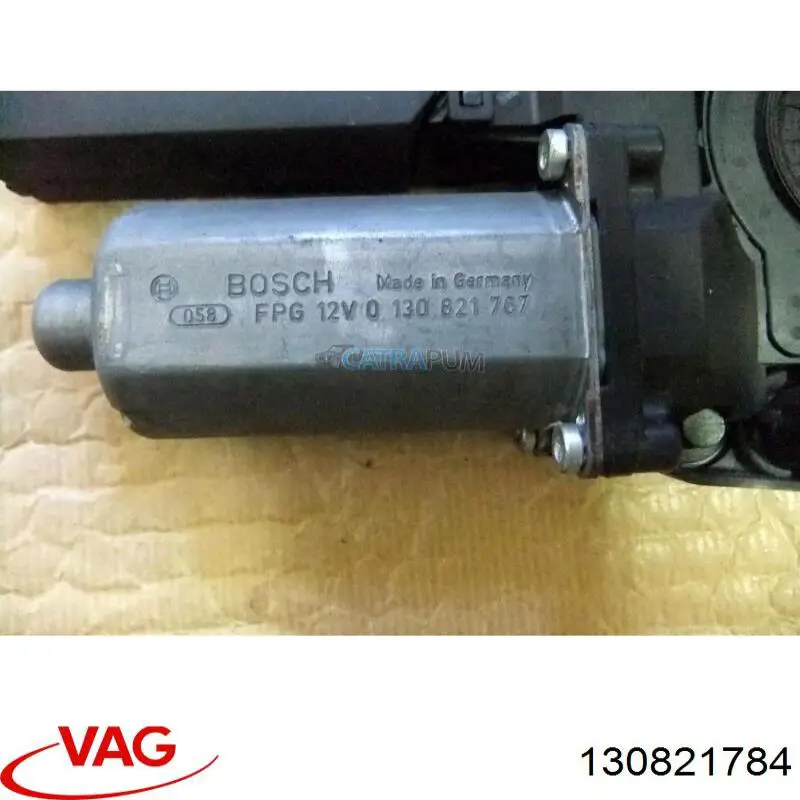 130821784 VAG Motor de acionamento de vidro da porta traseira esquerda