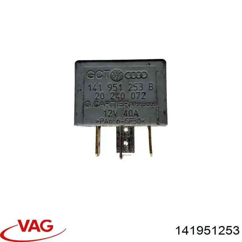 Relê de aparelho de ar condicionado 141951253 VAG
