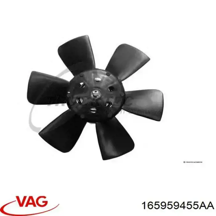 Ventilador elétrico de esfriamento montado (motor + roda de aletas) VAG 165959455AA preço, a partir de 51,08 USD