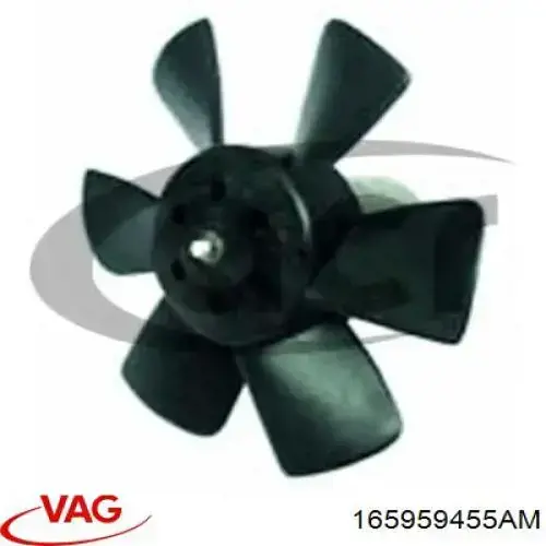 Compre 165959455AM VAG Ventilador elétrico de esfriamento montado (motor + roda de aletas)
