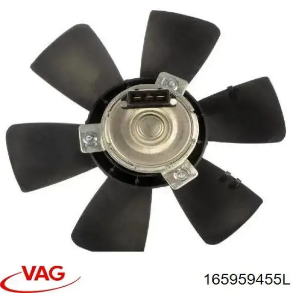 Ventilador elétrico de esfriamento montado (motor + roda de aletas) direito VAG 165959455L preço, a partir de 55,02 USD